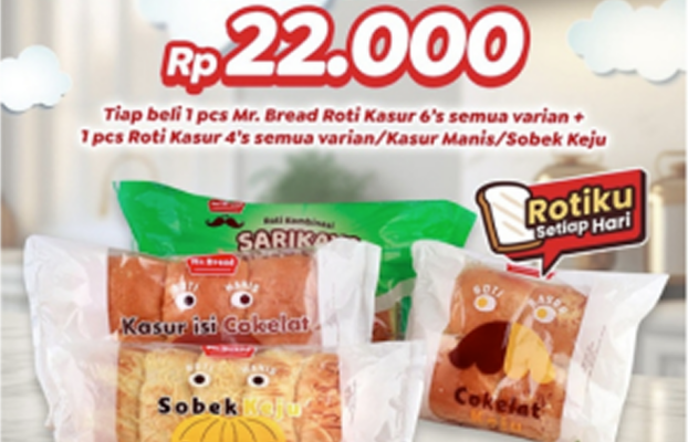 Promo Mr. Bread Harga Spesial