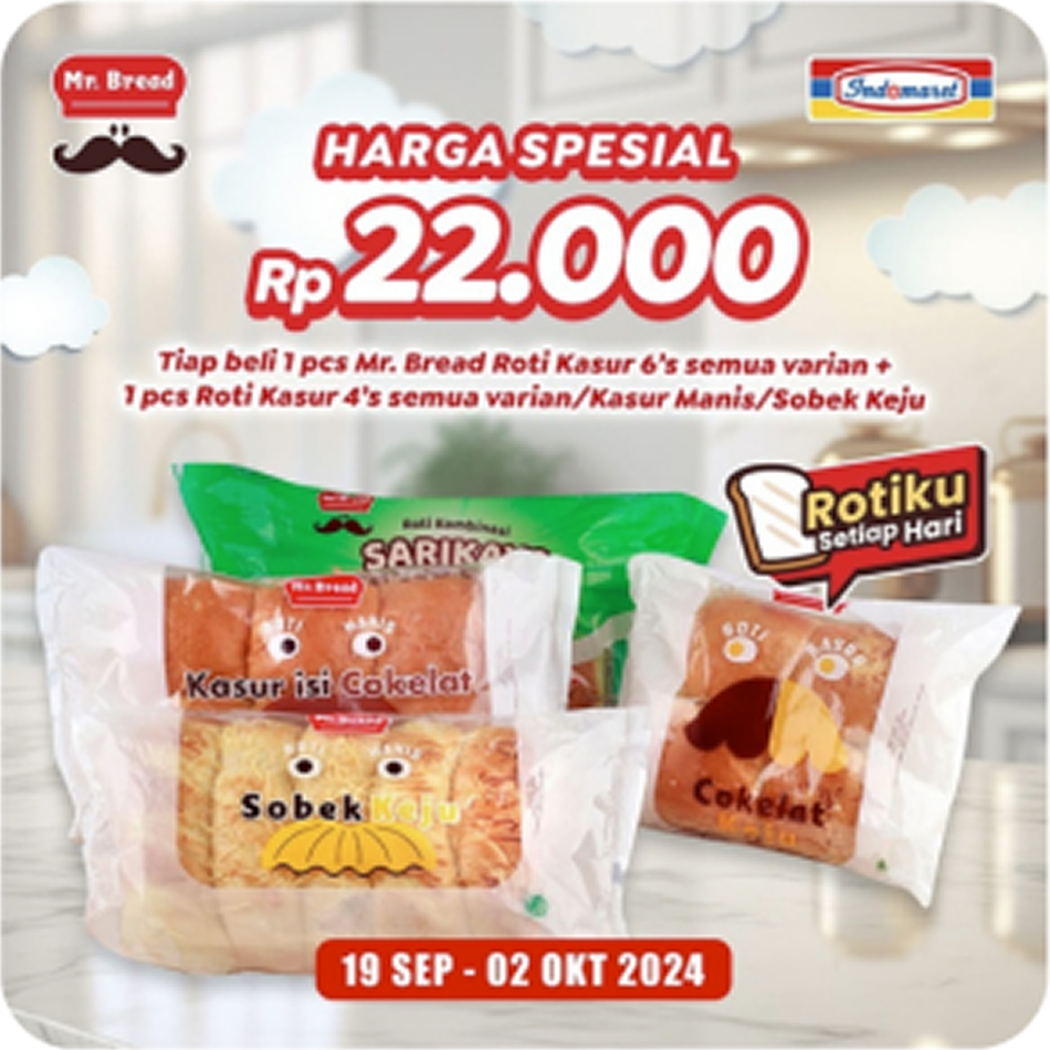Promo Mr. Bread Harga Spesial